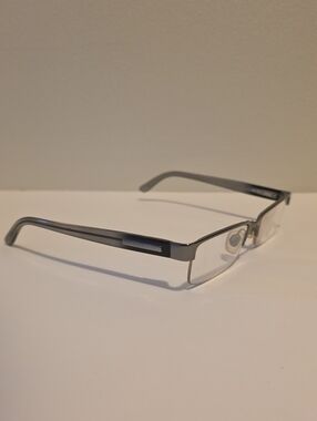 Authentic Burberry BE1156 / B 1156 Gunmetal Semi-Rimless Eyeglasses 52-17-140